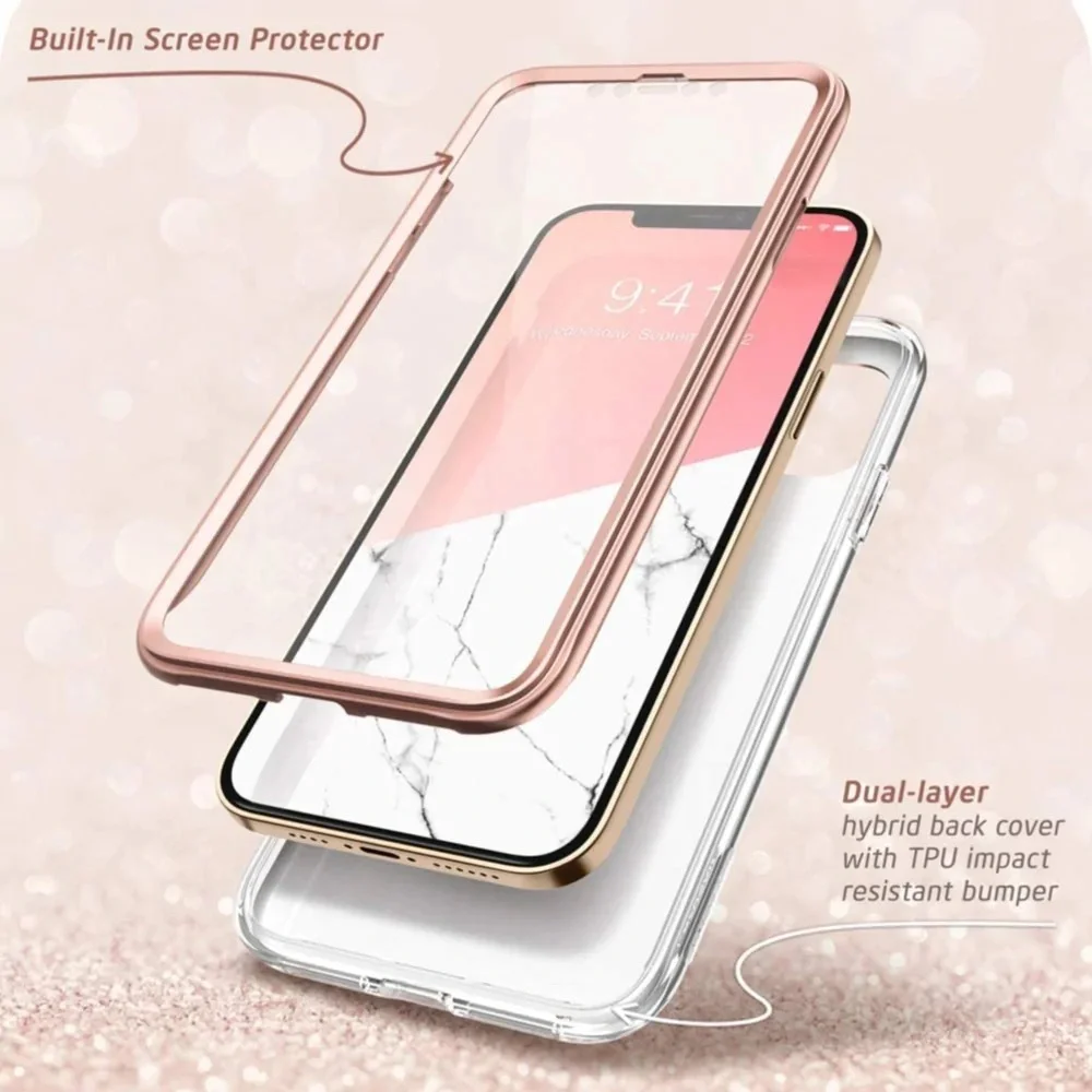 Marble FRONT & BACK case for Iphone 13! - Picture 12 of 14